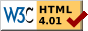 Корректный HTML 4.01 Strict